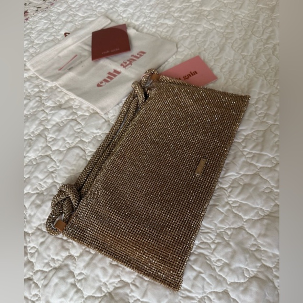 Cult Gaia Hera Nano‎ Champagne Shoulder Bag - Picture 6 of 11